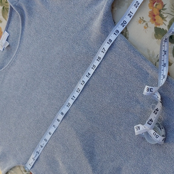 MICHAEL Kors Women's Knit Tunic Sweater in Heather Grey size Medium - Picture 12 of 15